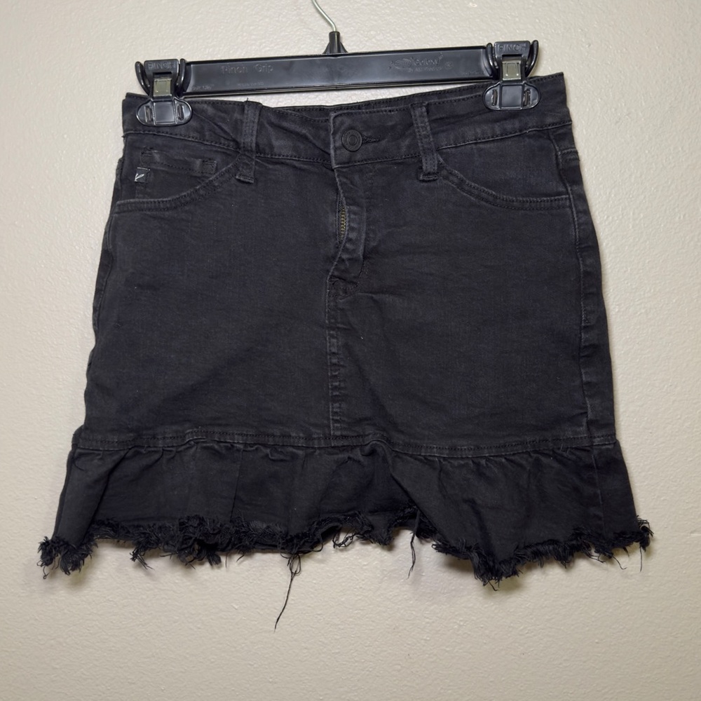 KanCan Black Denim Skirt